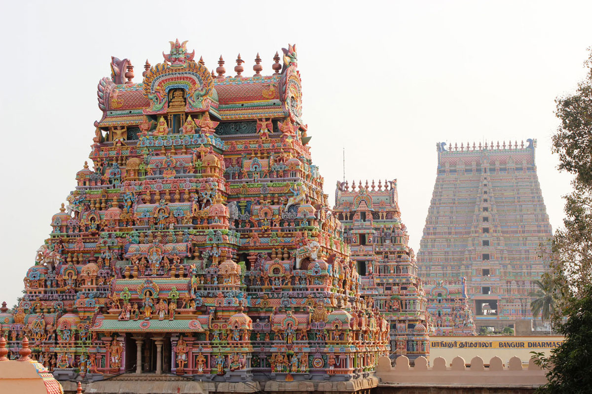 India - Plan of the Temple at Srirangam