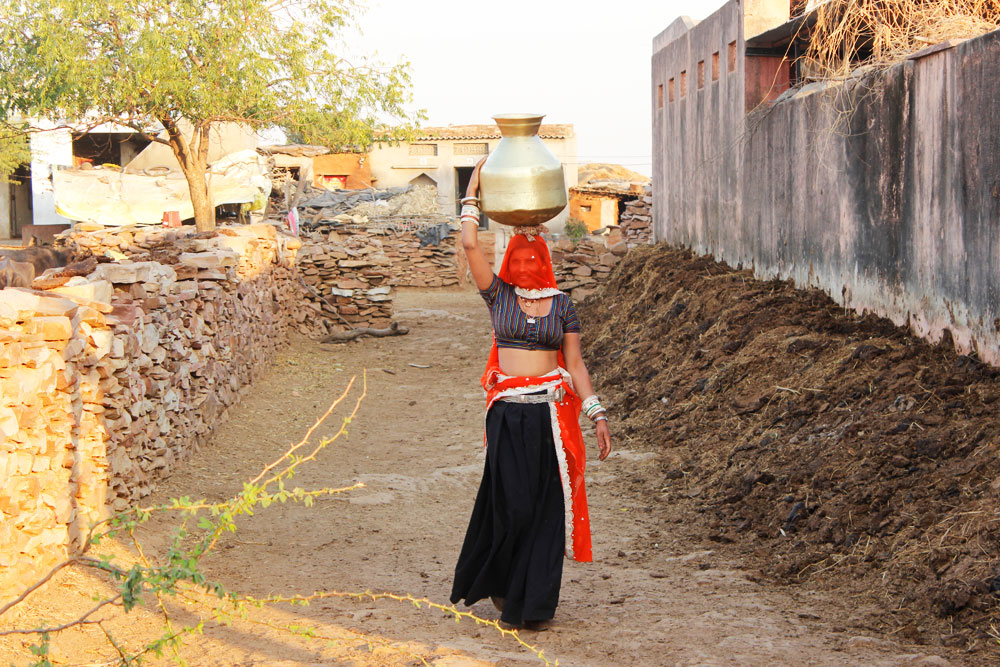 Gujari ( Women of Gujjar Community ) in a village of Rajasthan