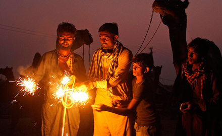 diwali in pushkar