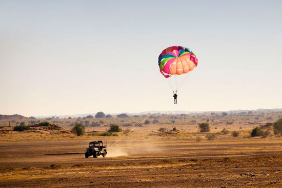 Parasailing in Jaisalmer