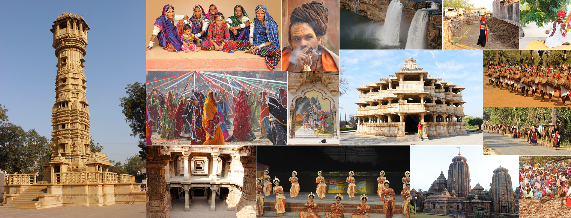 India Tribal Tours showcasing traditional dances, colorful attire, ancient temples, and vibrant cultural heritage