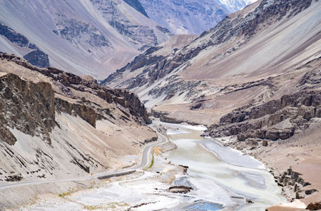 Nubra Valley Leh Ladakh sand dunes and mountains