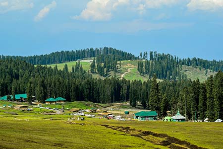 Beautiful meadows of Doodhpathri Budgam Kashmir